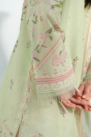 Coco by Zara Shahjahan Embroidered Lawn Unstitched 3Pc Suit D-02A SERENE