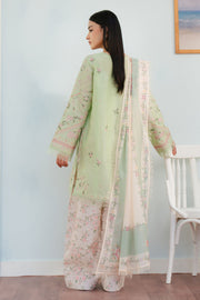 Coco by Zara Shahjahan Embroidered Lawn Unstitched 3Pc Suit D-02A SERENE