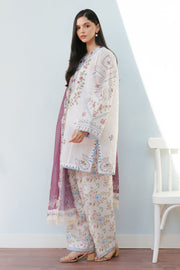 Coco by Zara Shahjahan Embroidered Lawn Unstitched 3Pc Suit D-02B SERENE