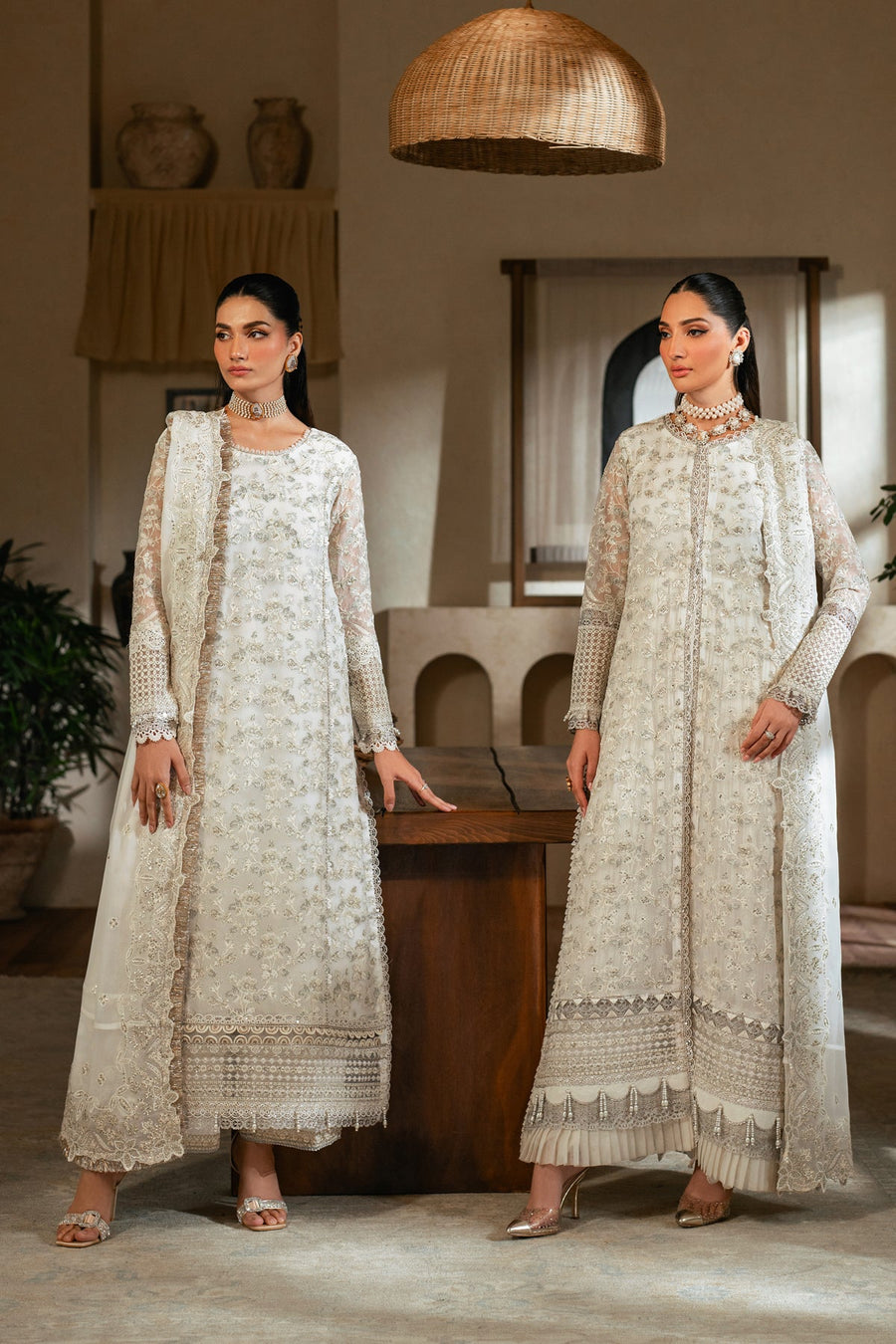 Xenia Formals Niran Embroidered Chiffon Unstitched 3Pc Suit XF-04 SERENIA