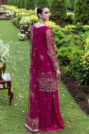 Shagna Mehfil Embroidered Organza Unstitched 3Pc Suit SF-03-MAHER