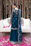 Shagna Mehfil Embroidered Organza Unstitched 3Pc Suit SF-04-SAAHIL