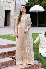 Shagna Mehfil Embroidered Organza Unstitched 3Pc Suit SF-05-SUNDAL
