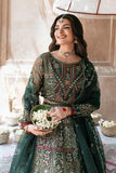 Shagna Mehfil Embroidered Organza Unstitched 3Pc Suit SF-06-YAAD