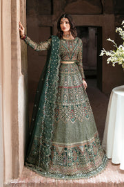 Shagna Mehfil Embroidered Organza Unstitched 3Pc Suit SF-06-YAAD