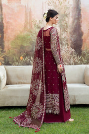 Shagna Mehfil Embroidered Organza Unstitched 3Pc Suit SF-07-AMANAT