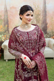 Shagna Mehfil Embroidered Organza Unstitched 3Pc Suit SF-07-AMANAT