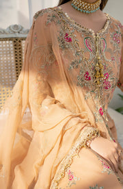 Maryum N Maria Embroidered Chiffon Unstitched 3Pc Suit SFG-0014