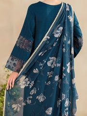 Iznik Festive Embroidered Lawn Unstitched 3Pc Suit SFL-01 Jubilance