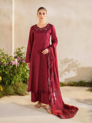 Iznik Festive Embroidered Lawn Unstitched 3Pc Suit SFL-02 Enchantment