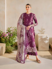 Iznik Festive Embroidered Lawn Unstitched 3Pc Suit SFL-04 Splendor