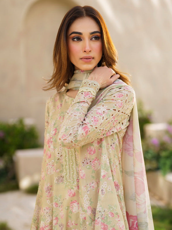 Iznik Festive Embroidered Lawn Unstitched 3Pc Suit SFL-05 Radiance