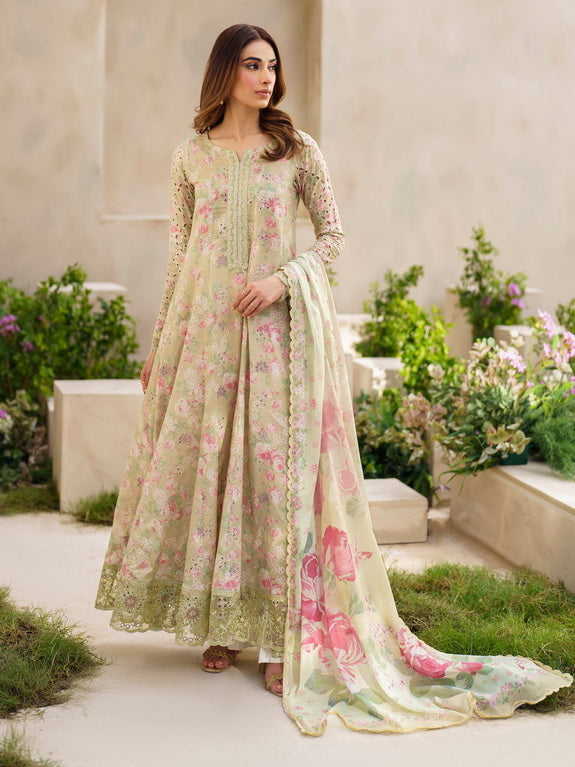 Iznik Festive Embroidered Lawn Unstitched 3Pc Suit SFL-05 Radiance