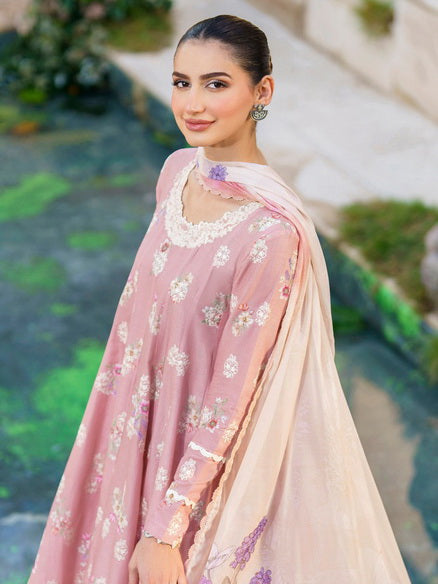 Iznik Festive Embroidered Lawn Unstitched 3Pc Suit SFL-08 Euphoria