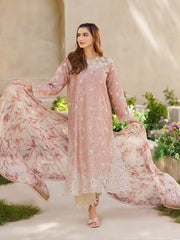Iznik Festive Embroidered Lawn Unstitched 3Pc Suit SFL-11 Bliss