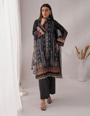 Nur by Shazme Embroidered Lawn Unstitched 3Pc Suit SH-01 AMELIA