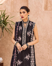 Shazme Kamari Luxury Lawn Unstitched 3Pc Suit SH-01 Elania