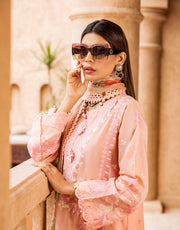 Shazme Kamari Luxury Lawn Unstitched 3Pc Suit SH-02 Mahrosh