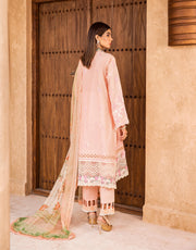 Shazme Kamari Luxury Lawn Unstitched 3Pc Suit SH-02 Mahrosh