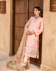 Shazme Kamari Luxury Lawn Unstitched 3Pc Suit SH-02 Mahrosh