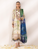 Nur by Shazme Embroidered Lawn Unstitched 3Pc Suit SH-08 ZINNIA