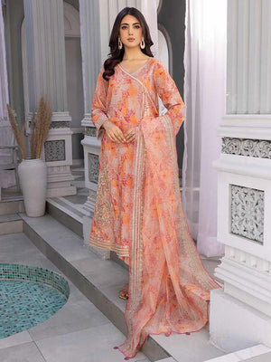 Charizma Sheen Vol-02 Embroidered Lawn Unstitched 3Pc Suit SH-14
