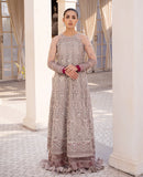 Xenia Formals Unstitched Luxury Embroidered Net 3Pc Suit - SHAIFALI