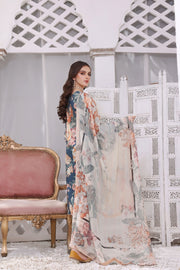 Feathers Premium Printed Lawn Unstitched 3Pc Suit SHAMS-U-NISA-FT203