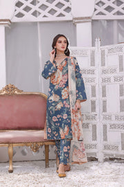 Feathers Premium Printed Lawn Unstitched 3Pc Suit SHAMS-U-NISA-FT203