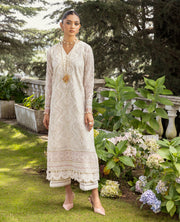 Zahra by Xenia Formals Embroidered Chiffon Unstitched 3Pc Suit D-01 SHAQRAA