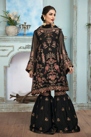 Alizeh Fashion Mah-e-Ru Unstitched Formal 3PC Suit D-02 Shaysar