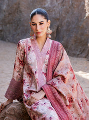 Zainab Chottani Embroidered Herringbone Unstitched 3Pc Suit D-05 Shyra
