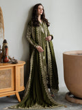 Faiza Faisal Dastaan Embroidered Khaddar Unstitched 3Pc Suit - SIENNA