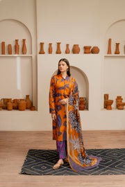 Feathers Twilight Temptations Unstitched Printed Lawn 3Pc Suit SIENNA-FT468