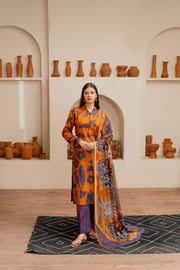 Feathers Twilight Temptations Unstitched Printed Lawn 3Pc Suit SIENNA-FT468