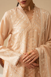 Cross Stitch Mahiri Embroidered Lawn Unstitched 3Pc Suit D-06 Silver Dust
