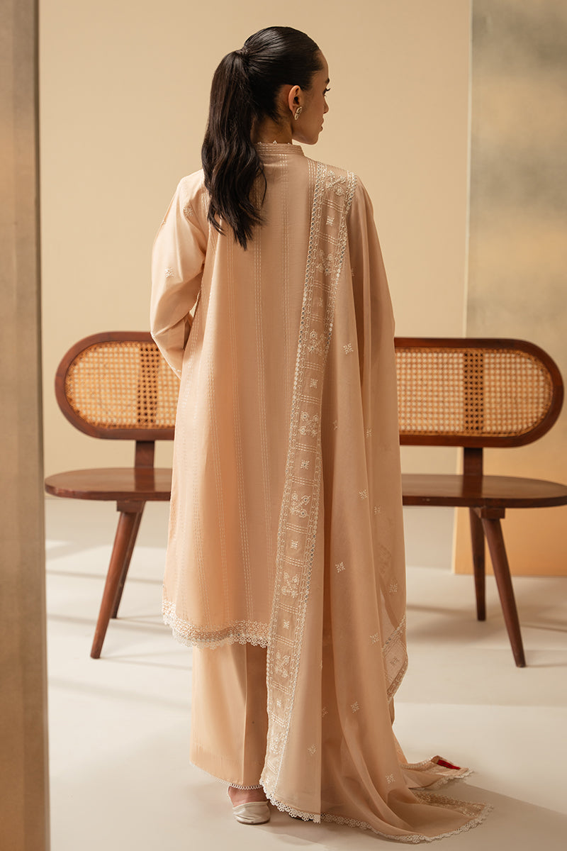 Cross Stitch Mahiri Embroidered Lawn Unstitched 3Pc Suit D-06 Silver Dust