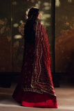 Zarposh Jahanara Festive Embroidered Organza Unstitched 3Pc Suit - SITARA