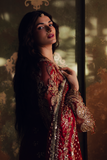 Zarposh Jahanara Festive Embroidered Organza Unstitched 3Pc Suit - SITARA