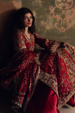 Zarposh Jahanara Festive Embroidered Organza Unstitched 3Pc Suit - SITARA