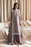 Zarif Siraya Printed Formal Unstitched 3Pc Chiffon Suit - SITARA