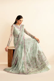 Xenia Formals Embroidered Chiffon Unstitched 3Pc Suit XF-1020 SIVE