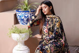 Feathers Premium Printed Lawn Unstitched 3Pc Suit SIYAAH MIST-NJL017