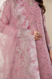 Zarif Bayaan Embroidered Luxury Chiffon Unstitched 3Pc Suit - SIYAAN