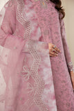 Zarif Bayaan Embroidered Luxury Chiffon Unstitched 3Pc Suit - SIYAAN