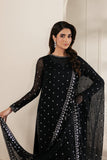 Zarif Bayaan Embroidered Luxury Chiffon Unstitched 3Pc Suit - SIYARA