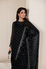 Zarif Bayaan Embroidered Luxury Chiffon Unstitched 3Pc Suit - SIYARA