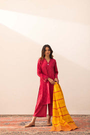 SAHAR Premium Jacquard Lawn Unstitched 3 Piece Suit SJ-RJ-06