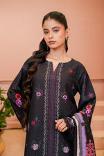Sahfa Dhoop Kinara Printed Khaddar Unstitched 3Pc Suit SK-01 Gul-e-Shab