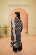 Sahfa Dhoop Kinara Printed Khaddar Unstitched 3Pc Suit SK-02 Zafraan